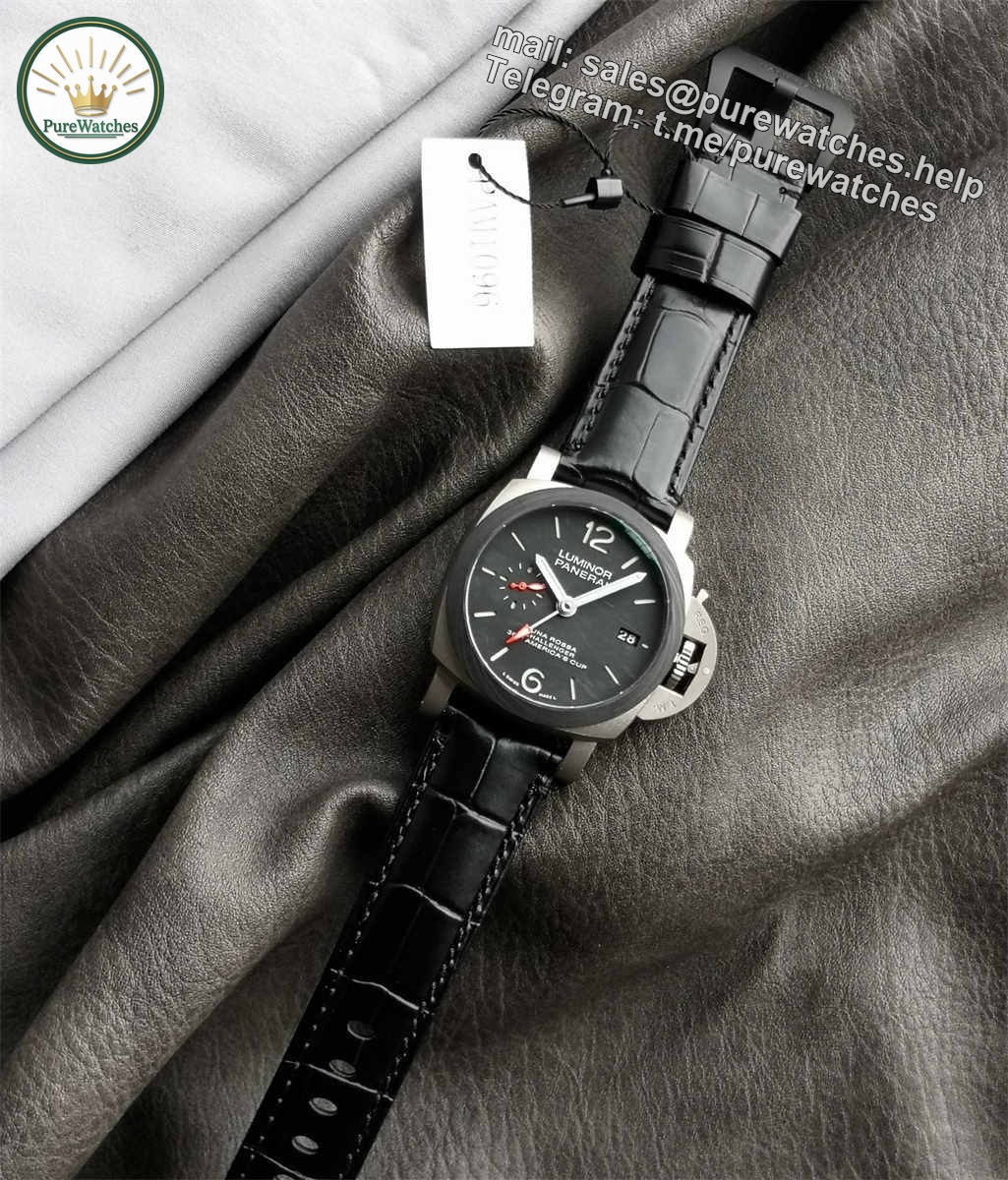 VSF Panerai PAM1096 – Titanium Luminor GMT 42mm Replica with 48-Hour Power Reserve - Image 4