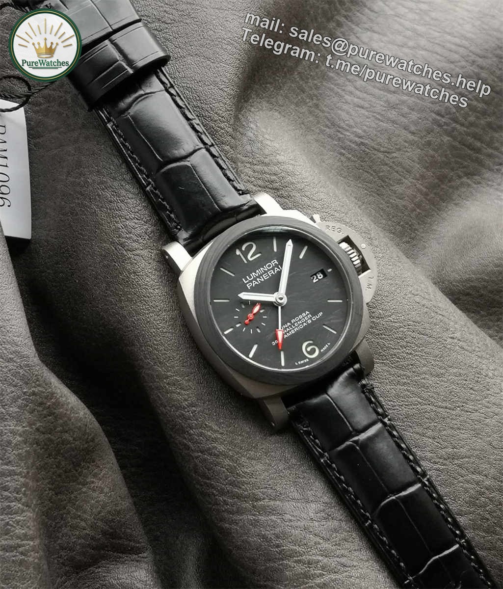 VSF Panerai PAM1096 – Titanium Luminor GMT 42mm Replica with 48-Hour Power Reserve - Image 5