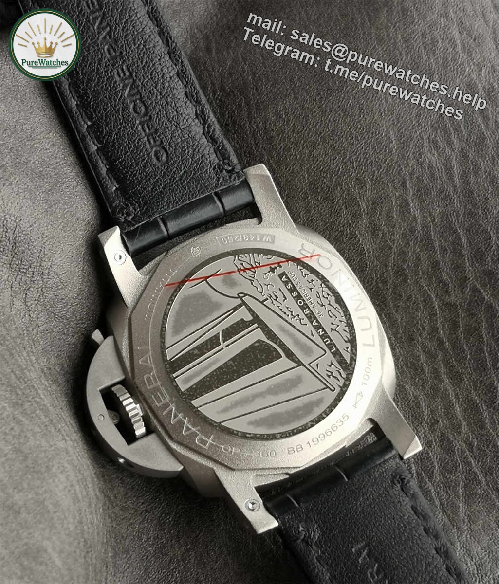 VSF Panerai PAM1096 – Titanium Luminor GMT 42mm Replica with 48-Hour Power Reserve - Image 2