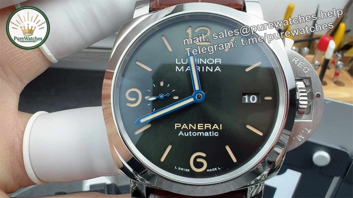 VSF Panerai PAM1116 – 44mm Luminor Marina Dark Green Dial Replica - Image 3