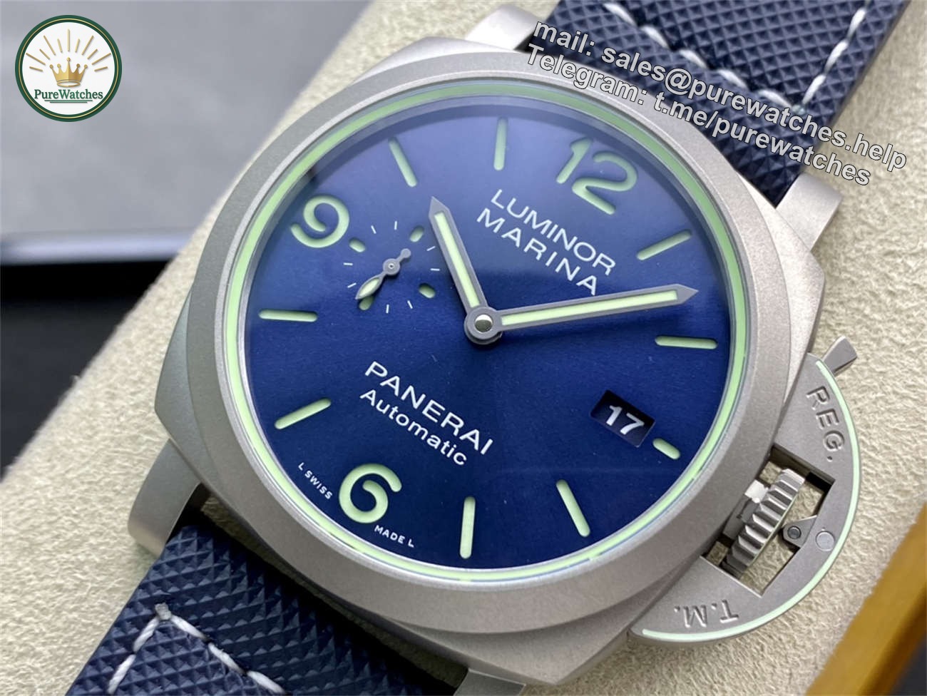 VSF Panerai PAM1117 Replica – Titanium 70th Anniversary Edition (Super Lume) - Image 3