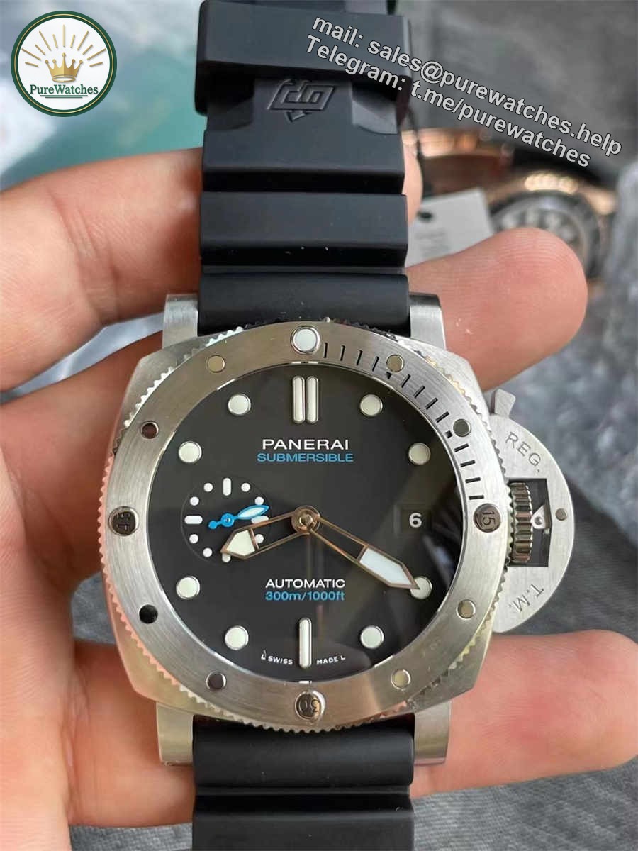 VSF Panerai PAM1229 – 44mm Submersible Steel Replica with VSF P.900 Movement - Image 5