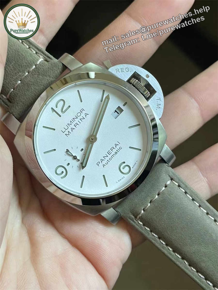 VSF Panerai PAM1314 – 44mm Luminor Marina White Dial Replica - Image 7