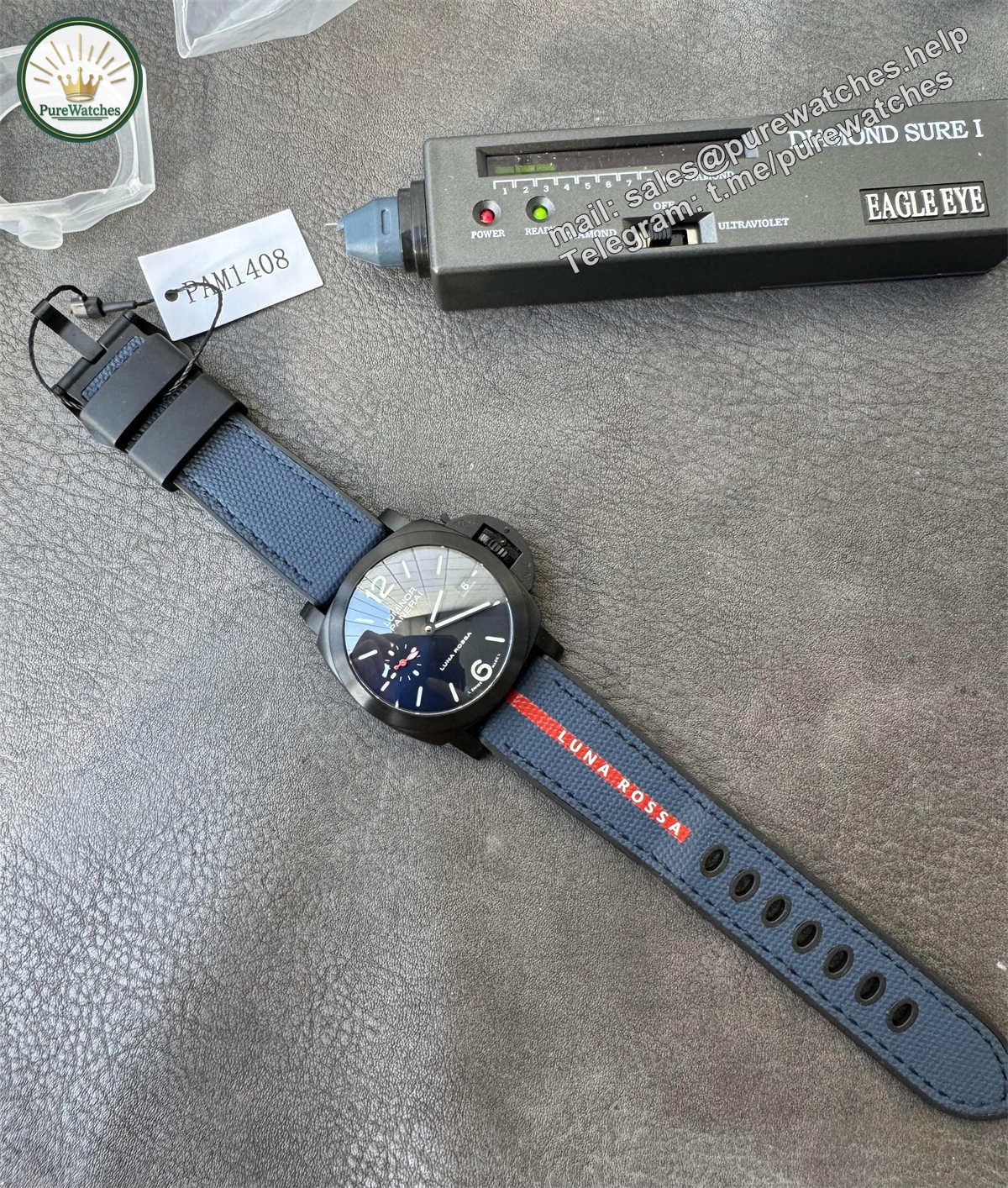 VSF Panerai PAM1408 Luna Rossa 40mm – Premium Super Clone Luminor Quaranta with P900 Movement - Image 3