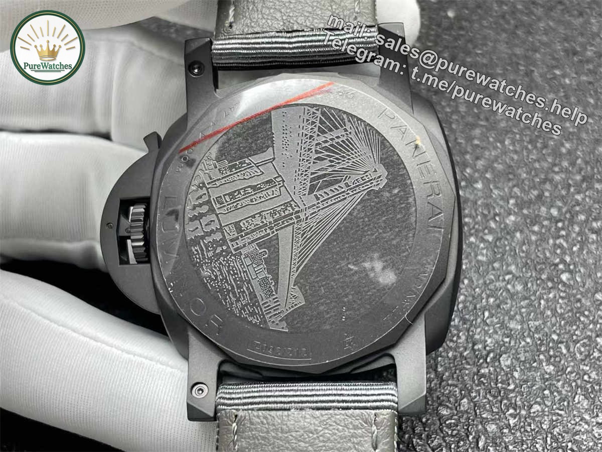 VSF Panerai PAM1467 – 44mm Luminor BiTempo Titanium DLC New York Limited Edition Replica - Image 8