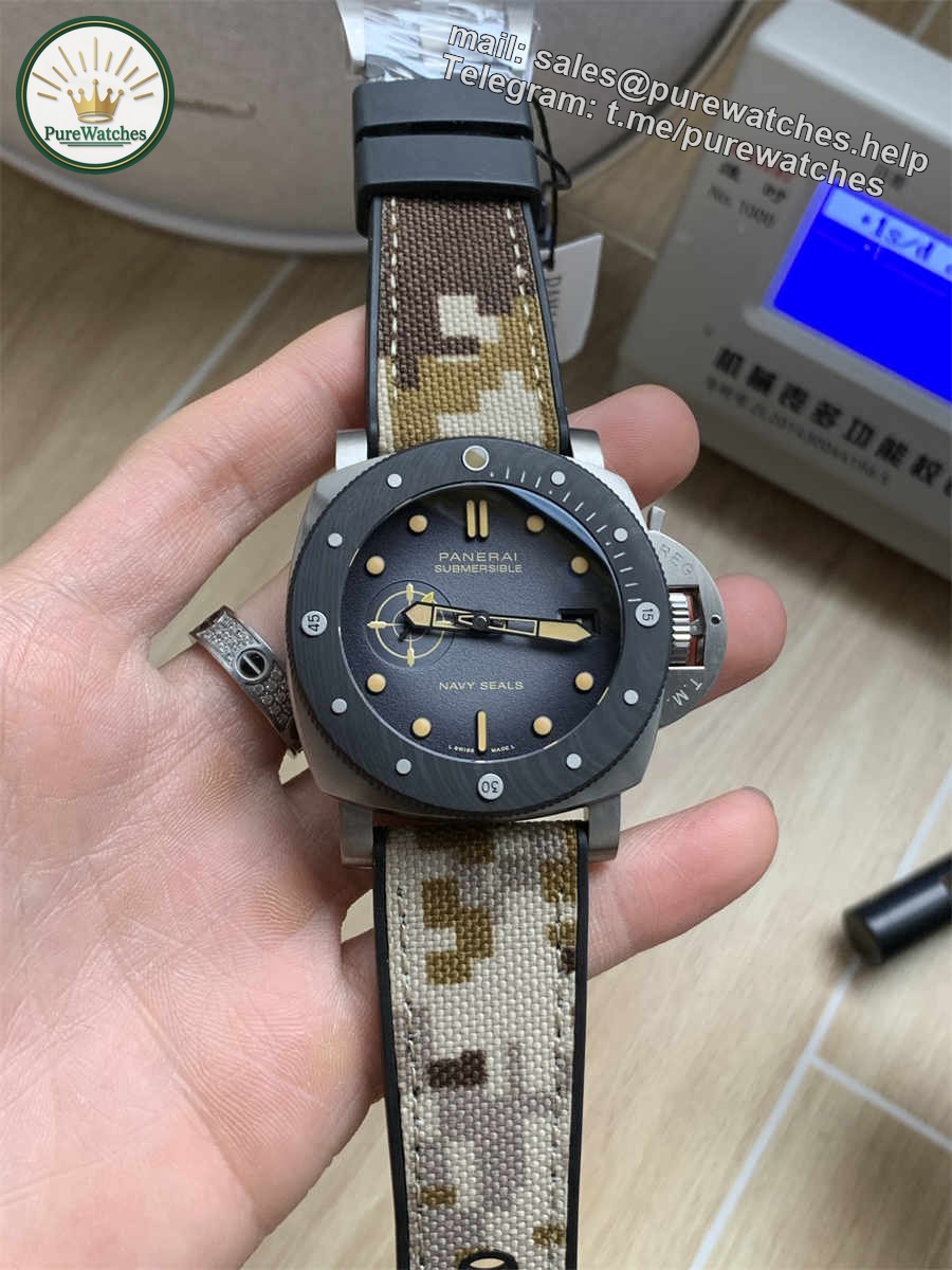VSF Panerai PAM1669 – 47mm Submersible Navy SEALs Limited Edition Replica