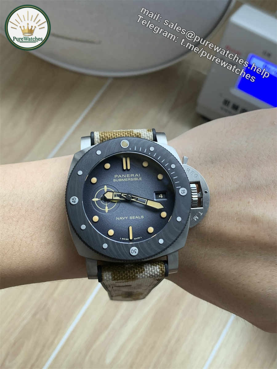 VSF Panerai PAM1669 – 47mm Submersible Navy SEALs Limited Edition Replica - Image 2