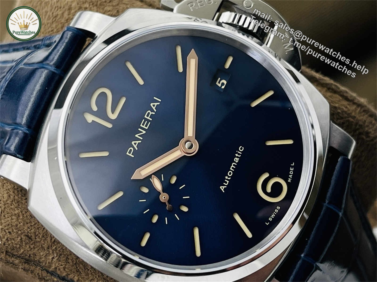 VSF Panerai PAM927 – Titanium Luminor Due 42mm Replica with P.900 Movement - Image 3