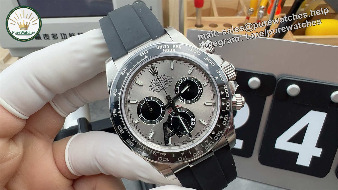 VSF Rolex Daytona Ghost Replica | Weighted Case (136g) with Clone 4131