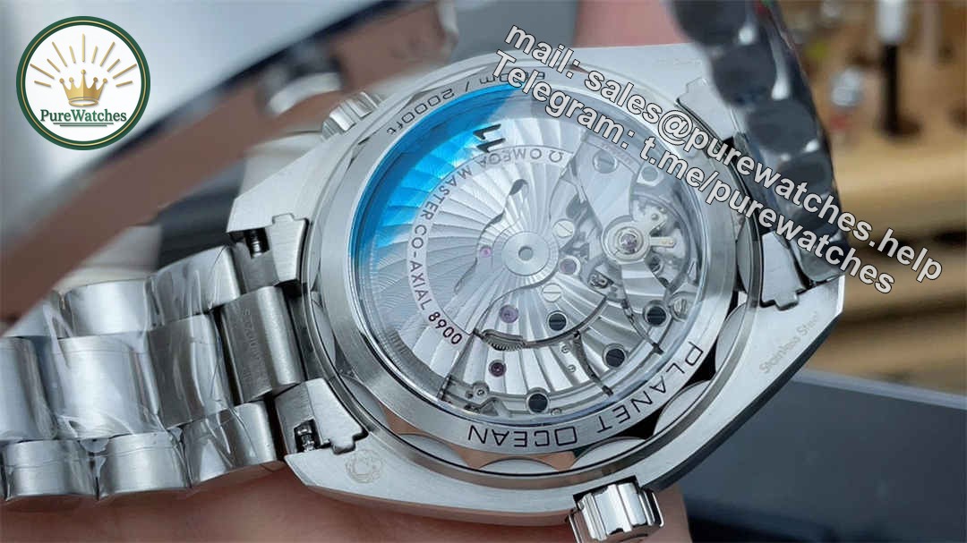 VSF Seamaster 600M Blue Replica – 43.5mm Stainless Steel Diver Watch - Image 7