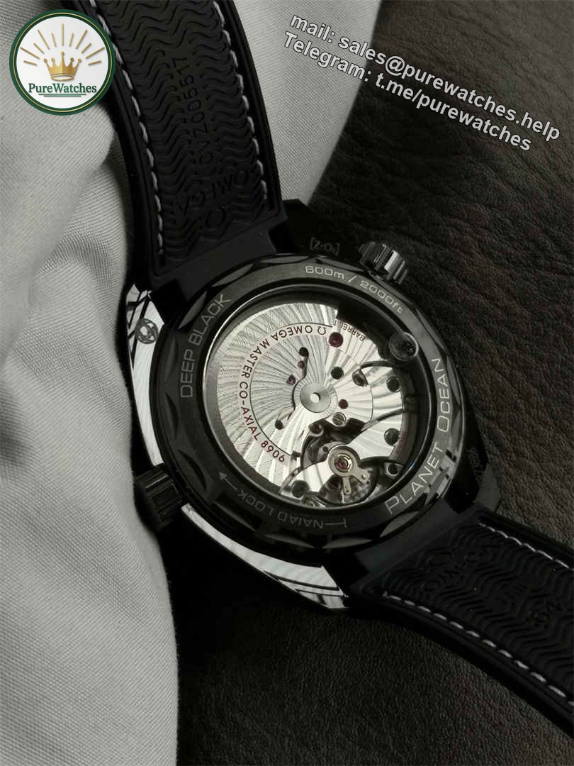 VSF Seamaster 600M Deep Black Replica – 45.5mm Ceramic Diver Watch - Image 7