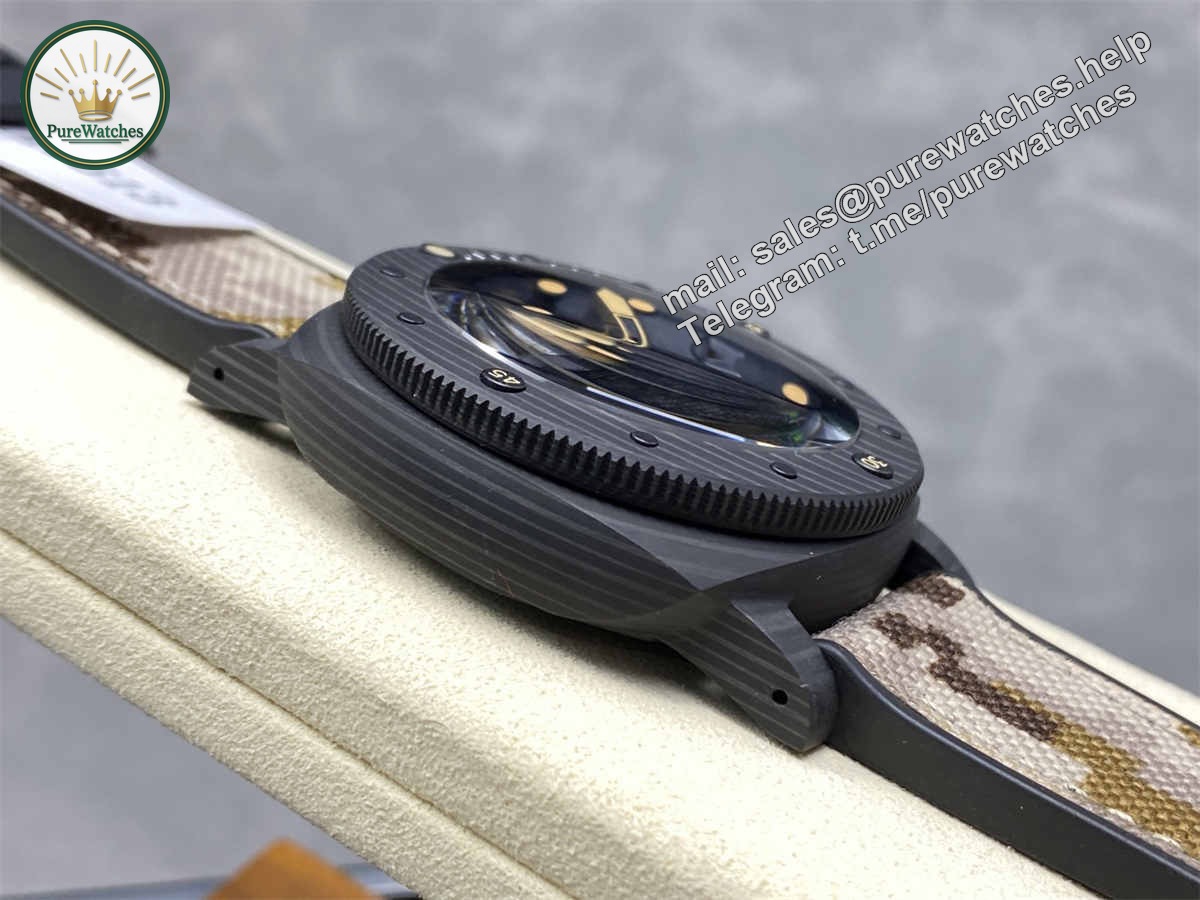 VSF Watches Panerai PAM1513 Submersible Navy SEALs 44mm Carbotech – Military Desert Edition Replica - Image 2