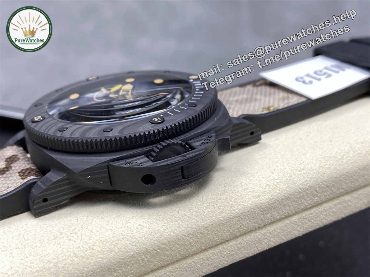 VSF Watches Panerai PAM1513 Submersible Navy SEALs 44mm Carbotech – Military Desert Edition Replica - Image 7