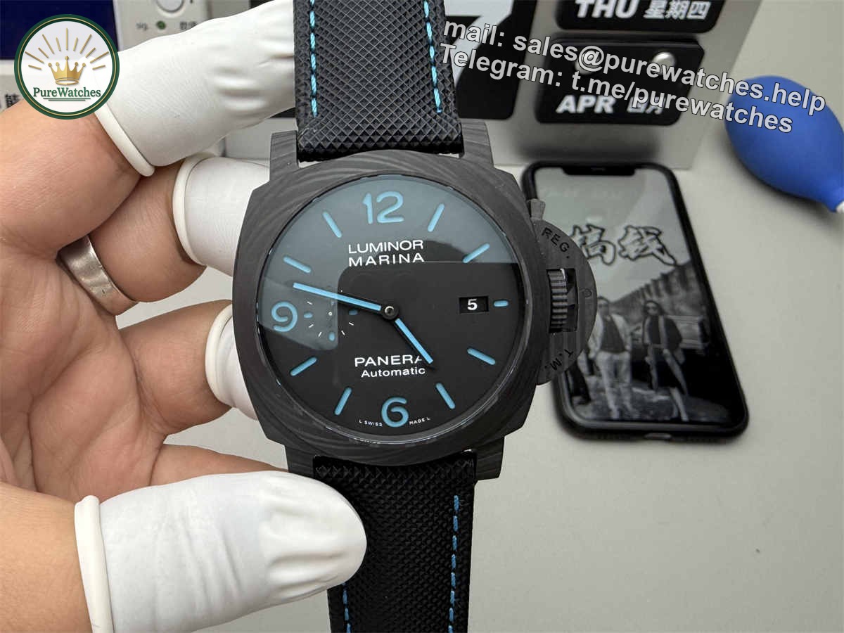 VSF Watches Panerai PAM1661 – 44mm Carbotech Luminor Marina Replica