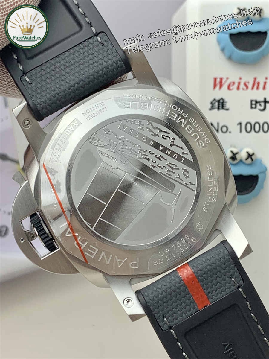 VSF Watches Panerai PAM1681 Submersible – 44mm Luna Rossa Inspired Replica with P.900 Automatic Movement - Image 5