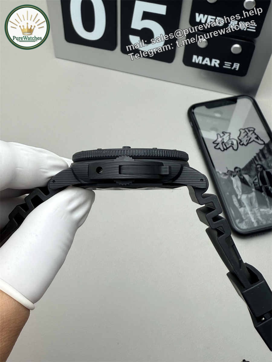 VSF Watches Panerai PAM979 – 47mm Submersible Carbotech Super Clone with P.9000 Movement - Image 7