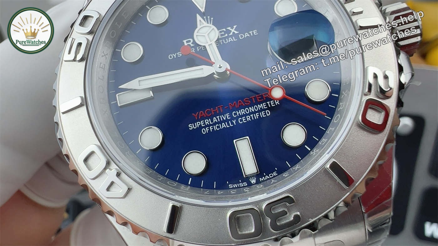 VSF Yacht-Master 40 Blue Dial – 126622 Replica (VS3235 Movement) - Image 6