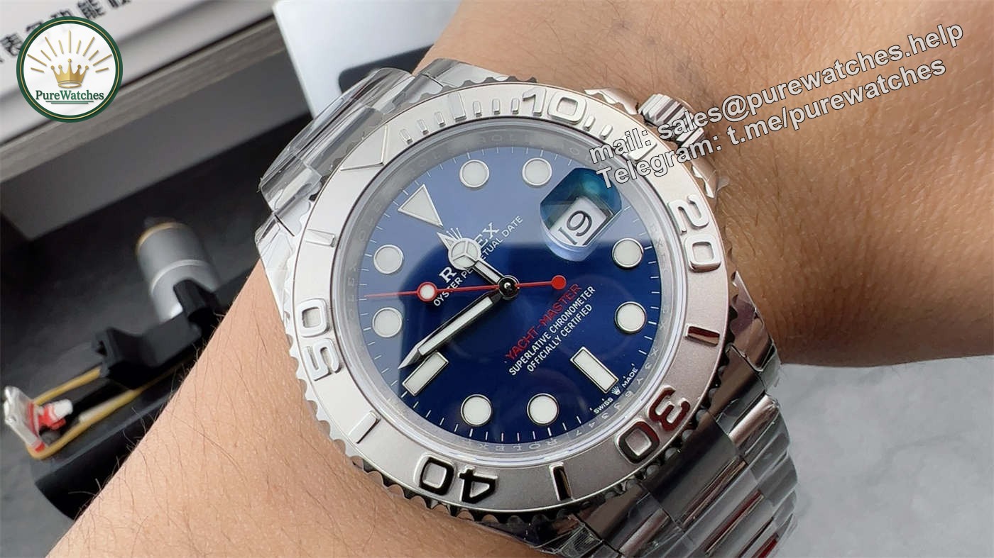 VSF Yacht-Master 40 Blue Dial – 126622 Replica (VS3235 Movement) - Image 2