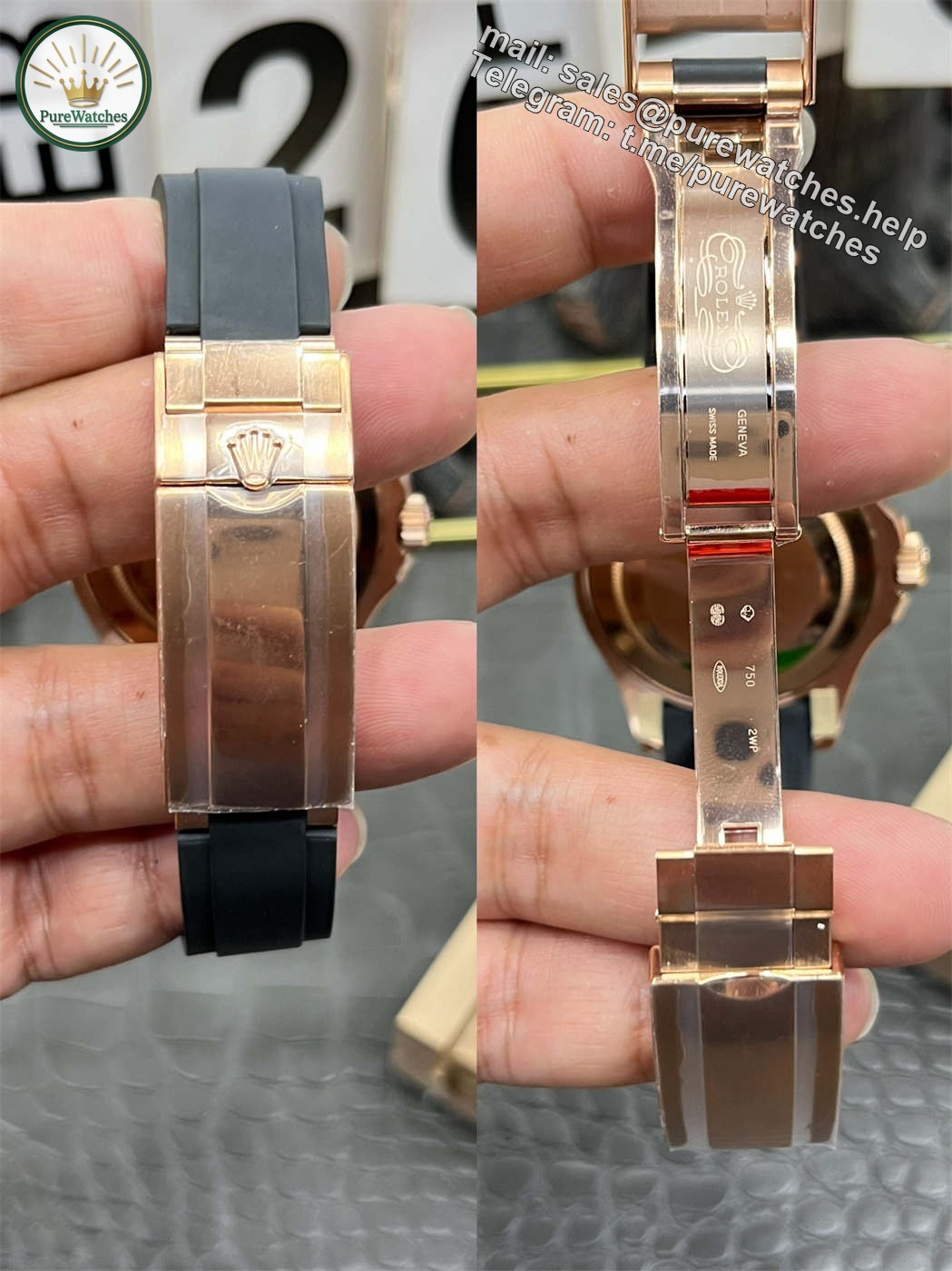 VSF Yacht-Master 40 Rose Gold – 126655 Replica (Dandong 3235) - Image 7
