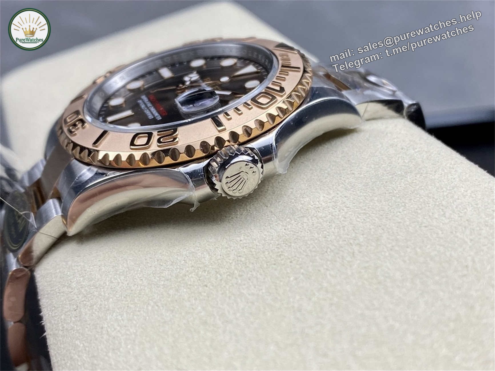 Product Page: Clean Factory Rolex Yacht-Master 40 Brown Dial (M126621‑0001) - Image 7