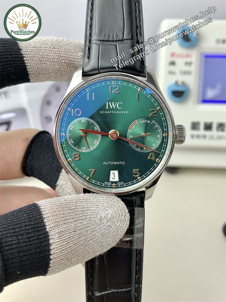 ZF Factory IWC IW500708 Replica – Portugieser 7 Days Green Dial 42.3mm Luxury Automatic Watch