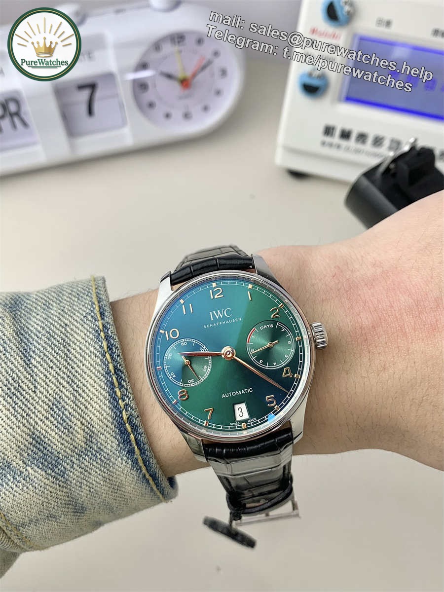 ZF Factory IWC IW500708 Replica – Portugieser 7 Days Green Dial 42.3mm Luxury Automatic Watch - Image 2