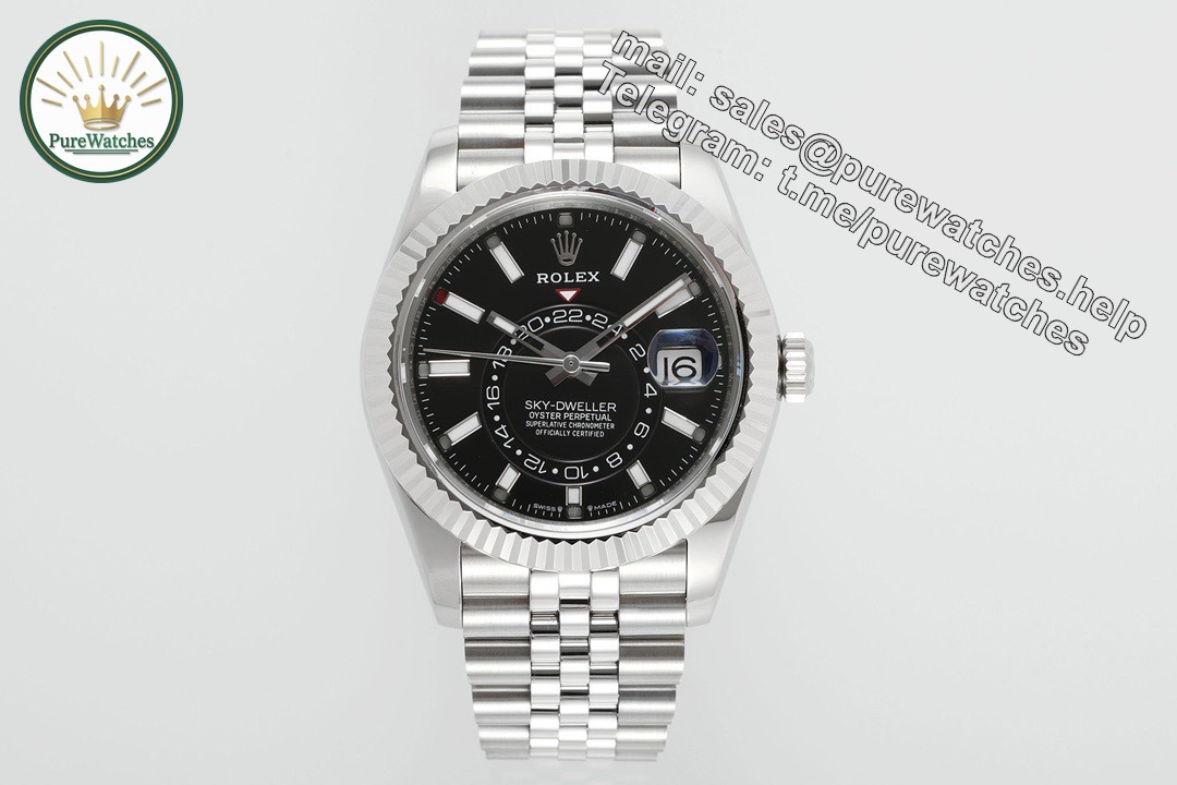 ZF Sky Dweller 336934 Replica – Black Dial Stainless Steel Sky-Dweller