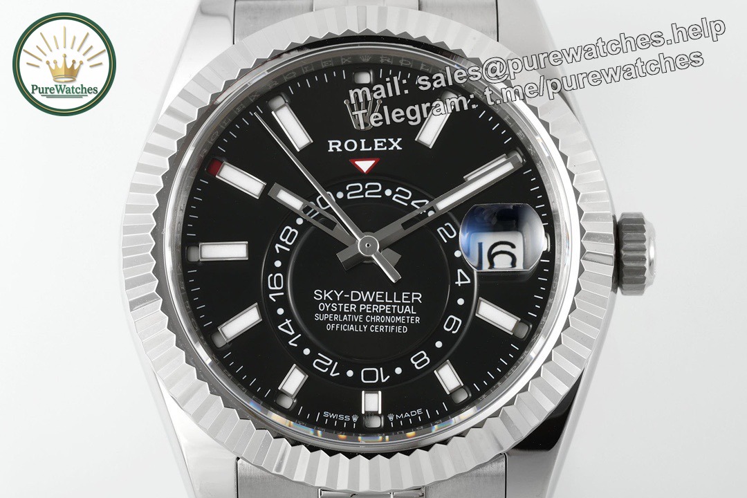 ZF Sky Dweller 336934 Replica – Black Dial Stainless Steel Sky-Dweller - Image 2