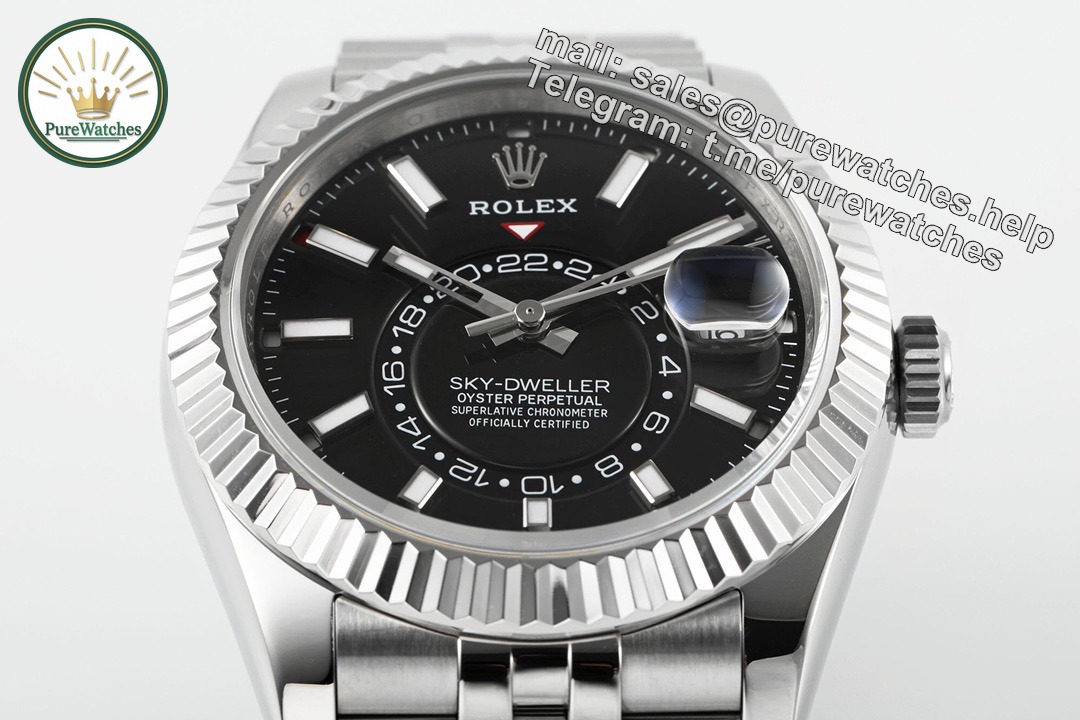 ZF Sky Dweller 336934 Replica – Black Dial Stainless Steel Sky-Dweller - Image 3