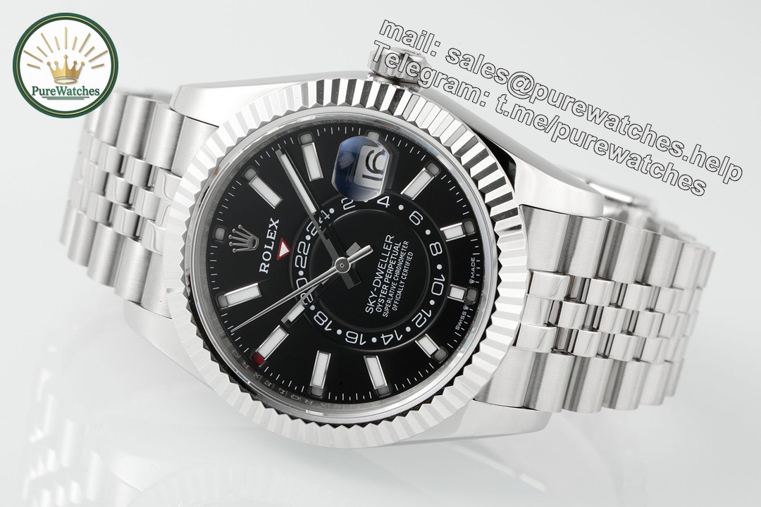ZF Sky Dweller 336934 Replica – Black Dial Stainless Steel Sky-Dweller - Image 6